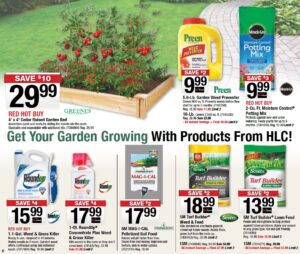 Hingham Lumber April 2018 Garden Growing Specials