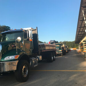 Hingham Lumber delivery trucks
