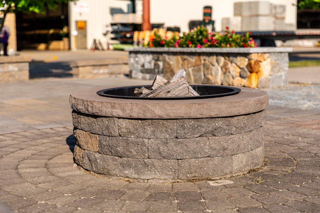 stone fire pit