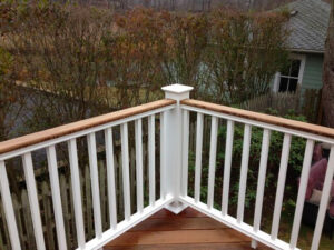 wood railing
