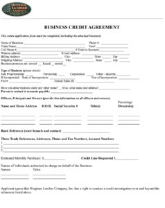 2019 BUSINESS CREDIT AGREEMENT