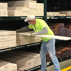 Hingham Lumber warehouse employee
