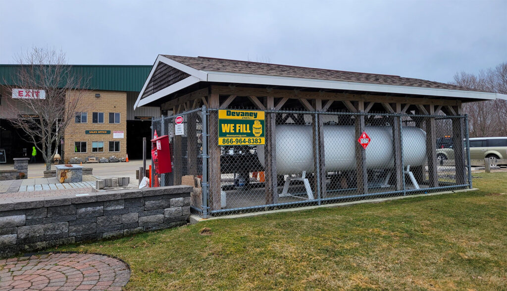 Hingham propane filling station