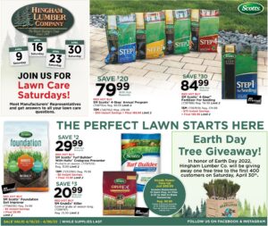 Hingham Lumber April 2022 Flyer