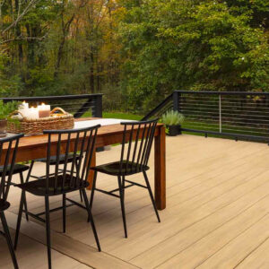 weathered teak decking