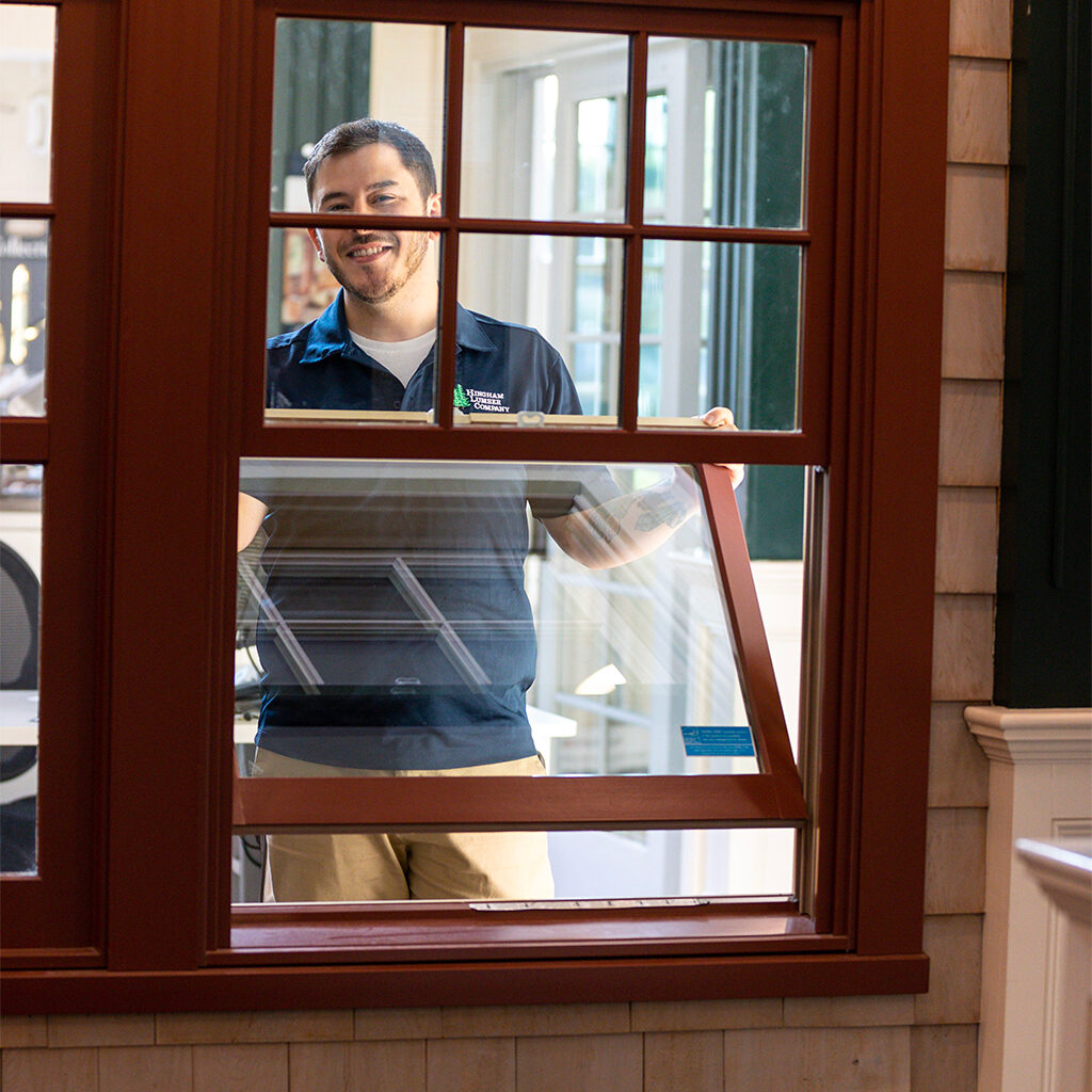 Hingham Lumber window installation