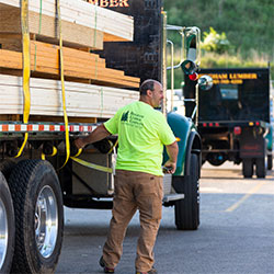Hingham Lumber delivery driver