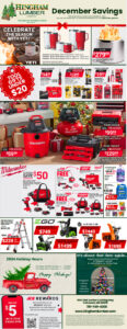 Hingham Lumber December Flyer