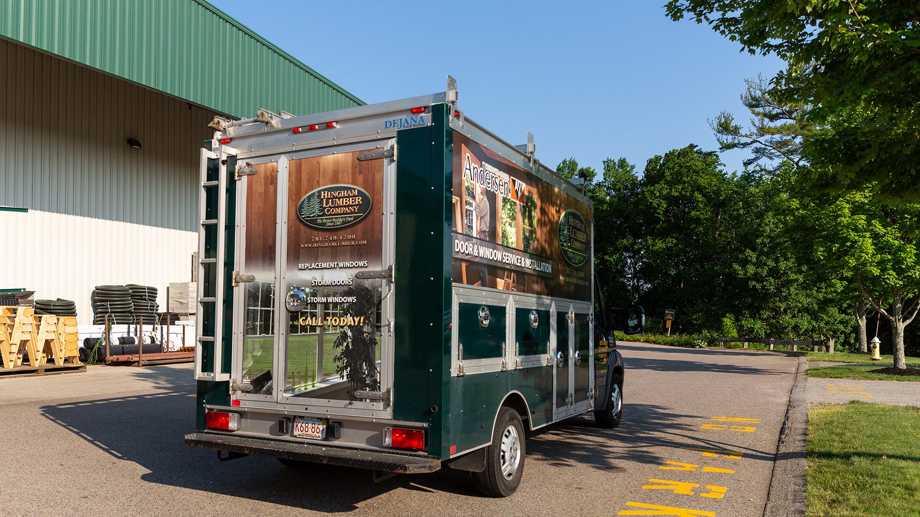 Hingham Lumber Service Truck